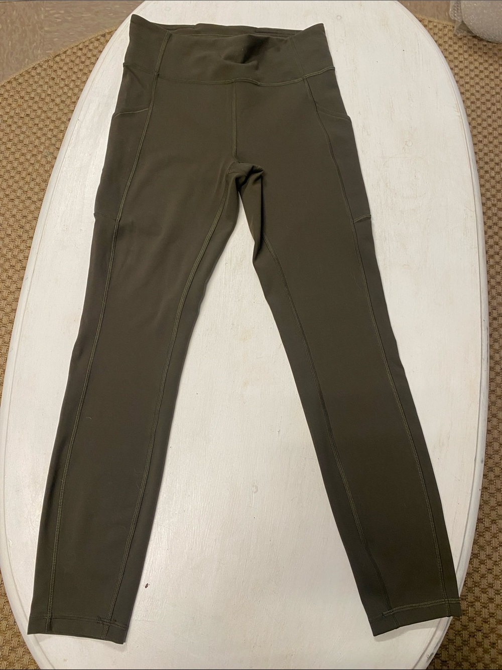 lululemon athletica Olive Green High-Rise Leggings